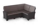 Угловой диван под ротанг Калифорния “California“ 188х136 см 4 места с подушками на сидение и спинку Угловой диван под ротанг Калифорния “California“ 188х136 см 4 места с подушками на сидение и спинку