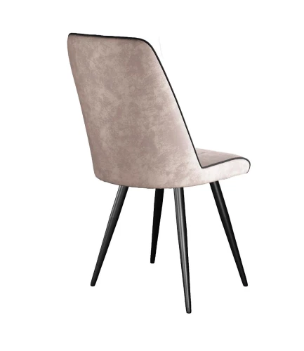 Стул DikLine 324 поворотный B03 BEIGE, ножки черные