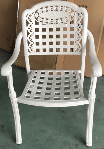 Белая мебель из литого алюминия Vienna 6