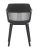 DC273 Стул пластиковый, ЧЕРНЫЙ c подушкой