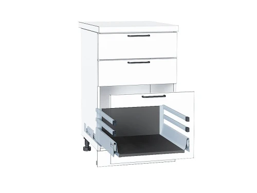 Ящик высокий POWER BOX2 с 2-ым рейлингом Graphite 199*468*447