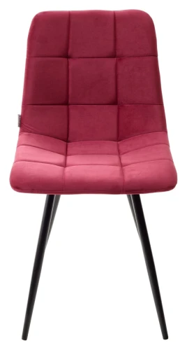 Стул UNO 25 ВИННЫЙ #16, велюр / ЧЕРНЫЙ, М-City