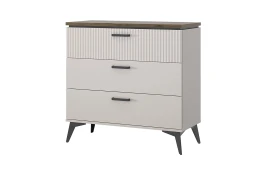 VINATI, Комод 3S. Цвет ПЕРСИДСКИЙ ЖЕМЧУГ/ АМАРОК