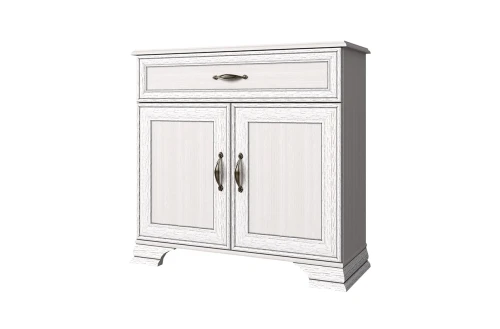 Тумба 2D1S, TIFFANY, цвет вудлайн кремовый