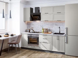 Кухонный гарнитур Сканди-01 Grey Silkwood