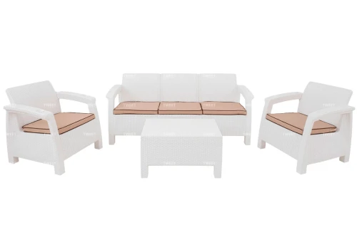 Комплект уличной мебели TWEET Terrace Set Max, белый