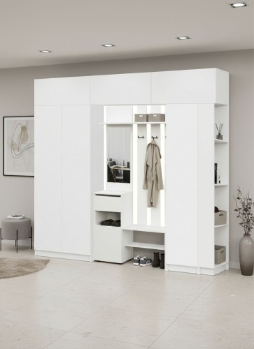 Прихожая Бали, Белый. Комплект 18