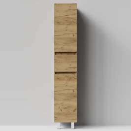 Пенал Бест 35 (2 двери, 1 ящик) напольный, Дуб Тортуга ПВХ 2357-43, левый