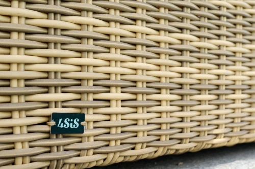 "Порту" сундук водонепроницаемый из искусственного ротанга, цвет соломенный