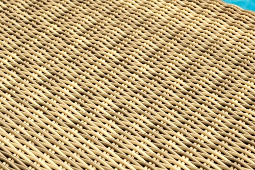 "Порту" сундук водонепроницаемый из искусственного ротанга, цвет соломенный