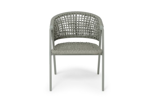 "Амстердам" плетеный стул из искусственного ротанга, цвет серый