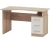 Стол «Гарвард» эргономик 130 3ящ ЛВ, Дуб сонома/Белый