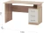 Стол «Гарвард» эргономик 130 3ящ ЛВ, Дуб сонома/Белый