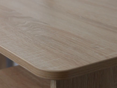 Стол «Гарвард» эргономик 130 3ящ ЛВ, Дуб сонома/Белый