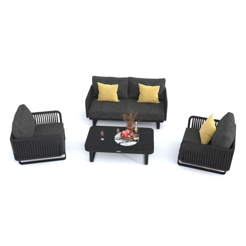 Лаунж зона BELLISA S с двухместным диваном - маренго