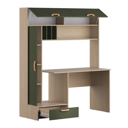 Стол письменный Лайт 03.243 Н, Плэйн, Зеленый