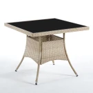 Стол из искусственного ротанга РИМИНИ «RIMINI» 90х90 см  -  Wood Стол из искусственного ротанга РИМИНИ «RIMINI» 90х90 см  -  Wood
