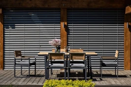 Обеденная группа из алюминия TOPA L  Joygarden