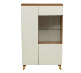 Шкаф-витрина Авалон 53.02 Дуб вотан/Белый