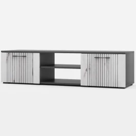 Тумба под ТВ «Монреаль» 2Д КМК 0986.5, антрацит/дуб канадский арктик