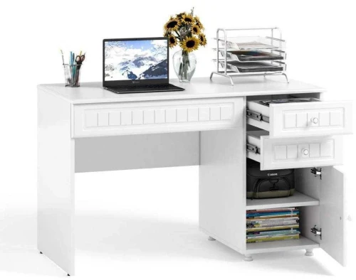 Стол письменный Монако МН-15 белое дерево