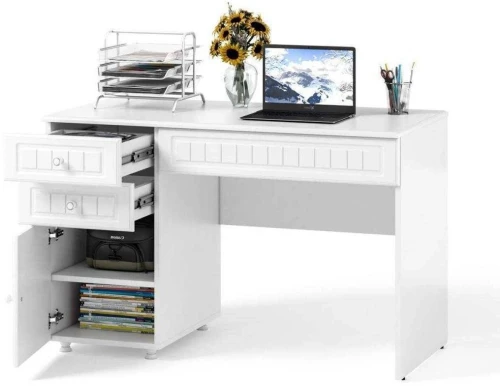 Стол письменный Монако МН-15 белое дерево