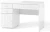 Стол письменный Монако МН-15 белое дерево