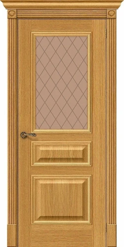 Межкомнатная дверь шпон mr.wood Вуд Классик-15.1 Natur Oak Bronze Сrystal