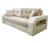 Диван еврокнижка Манчестер  с подсветкой,160 ВЕЛЮР 01 БЕЖЕВЫЙ ЭКОКОЖА БЕЖЕВАЯ