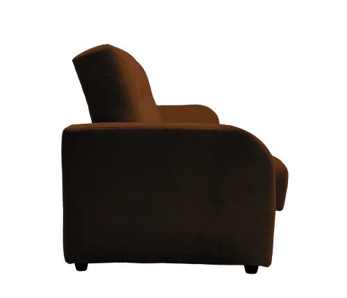 Диван-книжка ЛОНДОН коричневый 120 ЛЮКС, пружинный блок Боннель