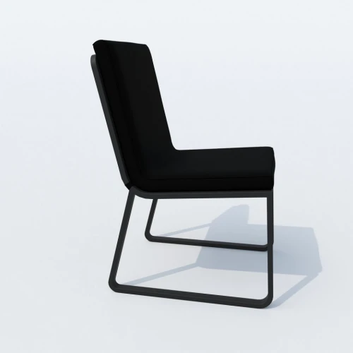 Обеденная группа TELLA GIRA  каркас карбон / стол тик 180 / ткань черная