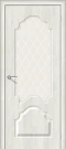 Межкомнатная дверь винил BRAVO Скинни-33 Casablanca White Сrystal