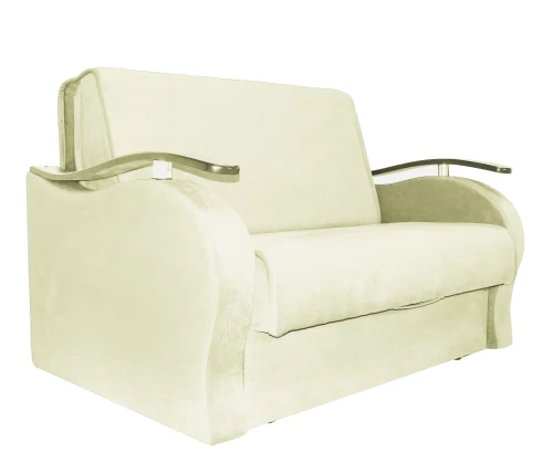 Диван аккордеон Алекс велюр бежевый 120