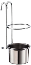 Стакан навесной для столовых приборов Хром