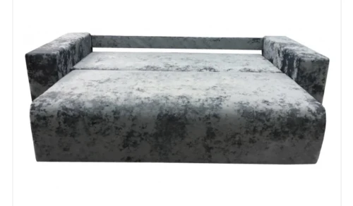 Диван еврокнижка Лаунж плюш серый