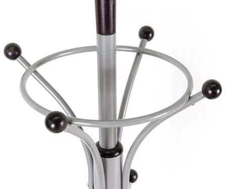 Вешалка напольная Д 4 металлик/ венге