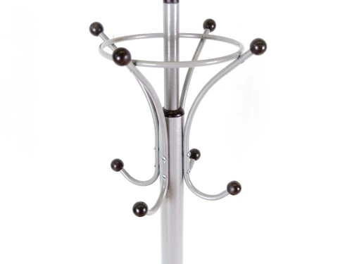 Вешалка напольная Д 4 металлик/ венге