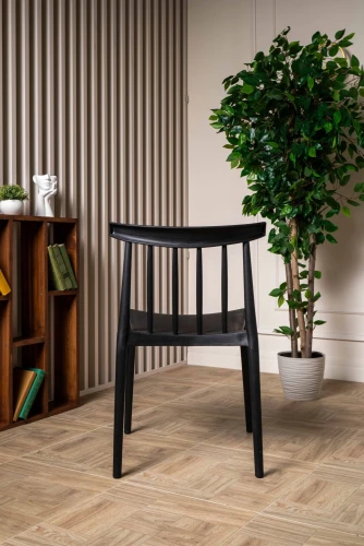 Пластиковый стул KAI черный