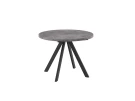 Стол Рондо М D100, Дымчатая керамика/черный Стол Рондо М D100, Дымчатая керамика/черный