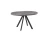 Стол Рондо М D100, Дымчатая керамика/черный