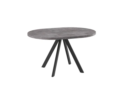 Стол Рондо М D100, Дымчатая керамика/черный