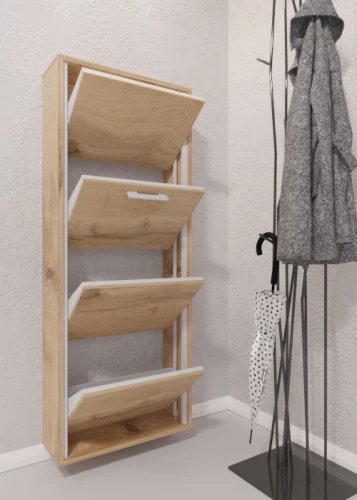 Обувница ЛАЙТ 4 МП (Дуб Вотан / Дуб Вотан)