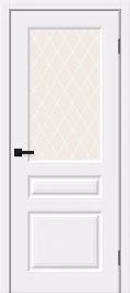 Межкомнатная дверь BRAVO Скинни-15 White Pro White Сrystal