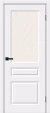 Межкомнатная дверь BRAVO Скинни-15 White Pro White Сrystal
