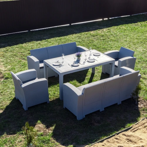 Обеденный комплект GRAND LANA LUX DINING XL светло-серый