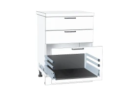 Ящик высокий POWER BOX2 с 2-ым рейлингом Graphite 199*568*447