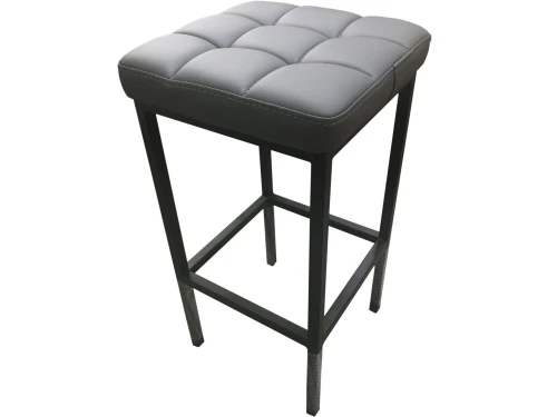 Обеденная группа (Консоль барная и 2 стула Камелот), кожзам Темно-серый