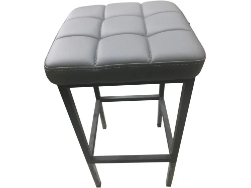 Обеденная группа (Консоль барная и 2 стула Камелот), кожзам Темно-серый