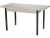 Стол М65 «Денвер» ДП1-01-06 1100(1400)*680 ЛДСП «Наоми», квадратные Графит