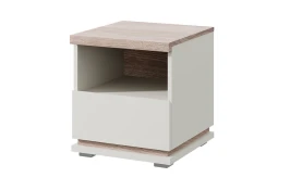 LIMA, Тумба прикроватная 1SN. Цвет ПЕРСИДСКИЙ ЖЕМЧУГ/ МАДУРА